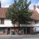 42 Castlegate. The late 16th - early 17th century cottage in the middle is where the author's grandmother was born in the late 19th century.
