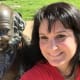 Martin Van Buren keeps an eye on traffic while we snap a selfie.