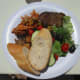 The food at the buffets was delicious!