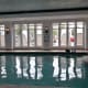 Pool view out onto the terrace.