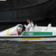 Pedalo on the Amstel.