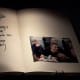 George Clooney signed the visitors' book.