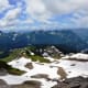 Skyline Trail @ Mount Rainier National Park - If you look close on the left side of the picture, there are a group of people in a climbing class.