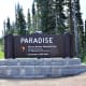 Paradise sign @ Mount Rainier National Park