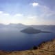 Crater Lake National Park on a smoky afternoon
