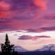 Three Sisters in Oregon at sunset