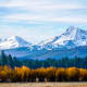 North and South Sister in the fall.