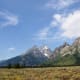 View from the Teton Park Road in Grand Teton National Park, Wyoming