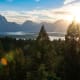 Jackson Overlook at Sunset at Signal Mountain, Grand Teton National Park, Wyoming