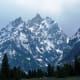 View from the Teton Park Road in Grand Teton National Park, Wyoming