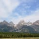 View from the Teton Park Road in Grand Teton National Park, Wyoming