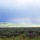 View from the Teton Park Road in Grand Teton National Park, Wyoming