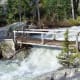 Hidden Falls Trail at Grand Teton National Park in Wyoming