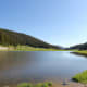 Poudre Lake at Milner Pass on Trail Ridge Road in Rocky Mountain National Park
