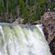 Top of Lower Yellowstone Falls at Yellowstone National Park