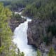 Upper Yellowstone Falls in Yellowstone National Park