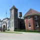 On the outside of Castle and Key Distillery.