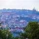 A glimpse of Prague in the distance.