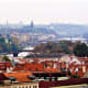 Vysehrad from beyond Prague Castle.