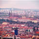 Prague Castle with the Old Town in the foreground.