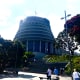 The Beehive—the Executive Wing of the New Zealand Parliament Buildings
