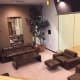 A view of the lounge in the Racquetball Building