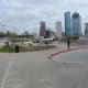 View of downtown Houston in the background
