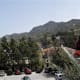 The Kyrenian mountain range behind the abbey.