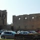 A grand location for a car park.