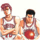 Hanamichi Sakuragi and Hisashi Mitsui