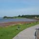 Boardwalk walking trail in eastern PEI