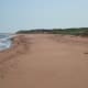 Red sand beach on Prince Edward Island
