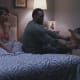 Don't touch me wife, I'm trying to put the same exact shoe on twice in one scene. Seriously, he puts the same shoe on twice in this very scene.