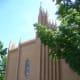 Christ the King Catholic Church in Downtown Tulsa. Notice the Zigzag Art Deco architectural style prominent on this building.