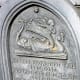 Detail on monument in Masonic cemetery in Chappell Hill, TX