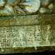 Detail on monument in Masonic cemetery in Chappell Hill, TX