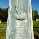 Detail on monument in Masonic cemetery in Chappell Hill, TX