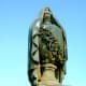 Top of one monument at the Masonic Cemetery in Chappell Hill, Texas