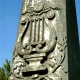 Detail on monument in Masonic cemetery in Chappell Hill, TX