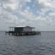 A stilt house on the Florida flats.