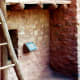 Wooden ladders at the Manitou Cliff Dwellings Wooden ladders at the Manitou Cliff Dwellings