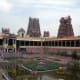 A view from inside the Meenakshi Temple, Madurai