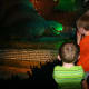 The dinosaurs were life-sized, and moved frequently. The boys loved this.