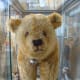 The first bear toys were not plush but were hard toys and were often on wheels.
