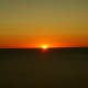 A golden sunset seen from Lake Michigan Overlook.