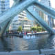Another view of the Olympic Cauldron