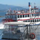 A paddle steamer harbour tour