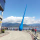 The waterfront path can be accessed from multiple places. One place is via Bon Voyage Plaza.