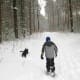 Winter snowshoeing adventure.