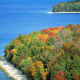 Fall colors at Peninsula State Park in Door County